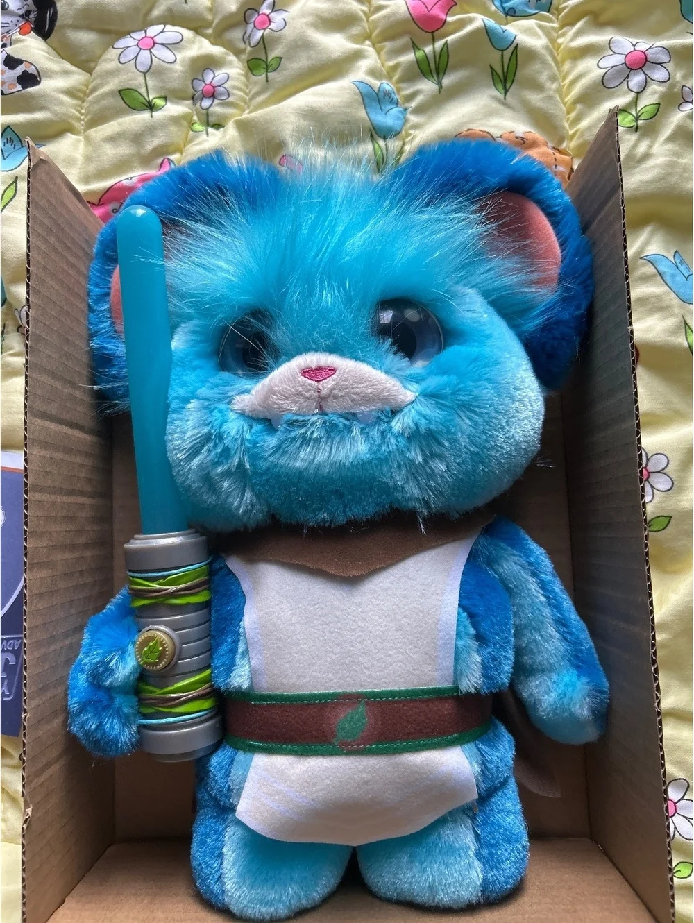 Star Wars Young Jedi Adventures Nubs Plush Toy with Light Saber